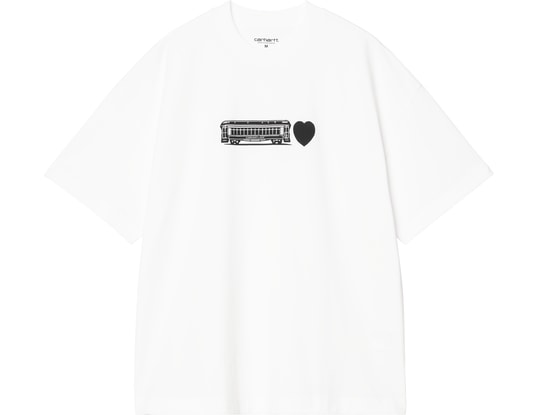 Produktgalerie, 1 of 2, Carhartt Deconstructed Label T-Shirt Weiß