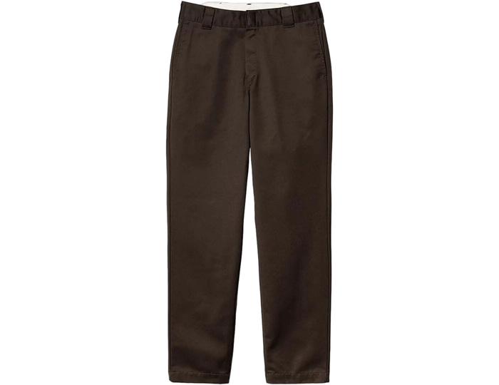 Carhartt WIP - Master Rinsed Leather - Pants - brown - W31 / L32 - 65% Polyester, 35% Cotton