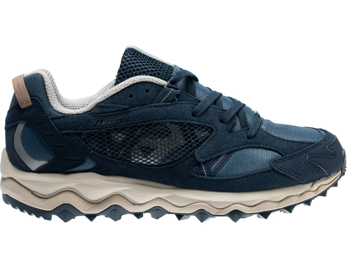Mizuno Wave Mujin herensneaker blauw