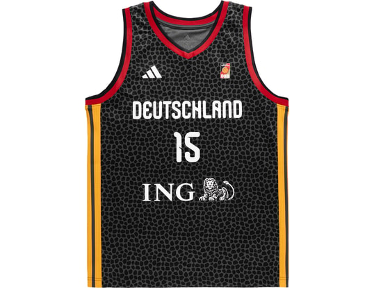 Product gallery, 1 of 2, adidas DBB Allemagne Geiselsöder 15 Maillot Away 2026 Enfants Gris