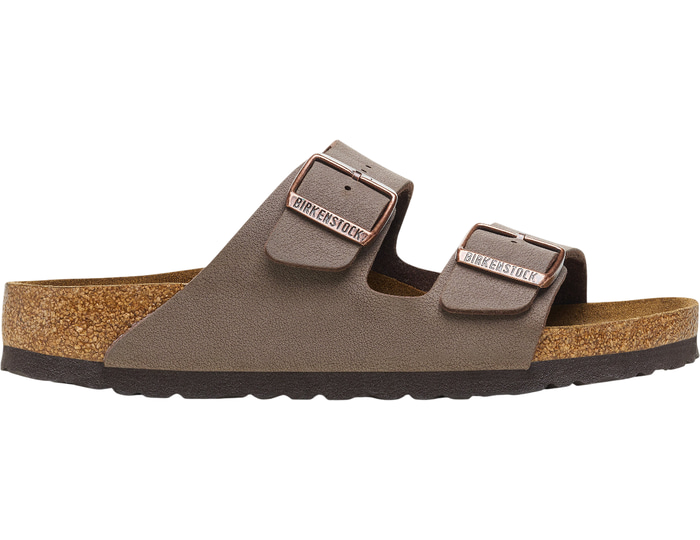 Men's Birkenstock Arizona Birko-Flor Nubuck Mens Sandals - Mocha - Brown - Size: 8/G