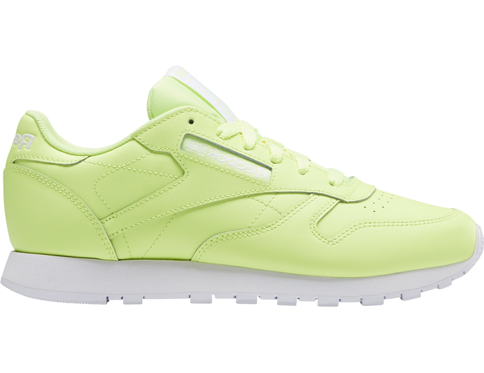 Reebok Classic Leather damessneaker groen