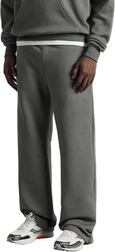 Burocs Wide Leg Pantalones de chándal Gris — photo 3