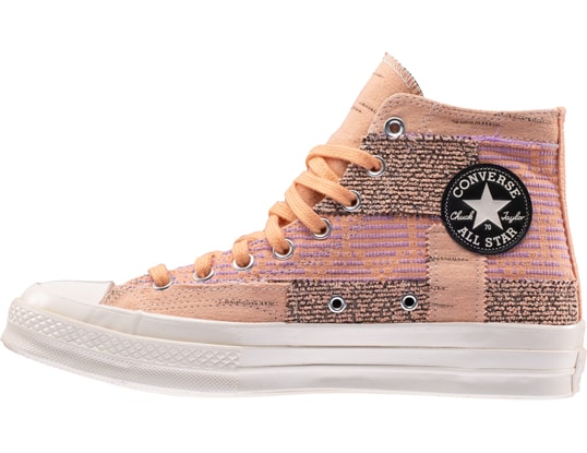 Converse CxC Patchwork Chuck Taylor 70 HI Sneaker Orange
