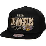 Mitchell and Ness NBA Los Angeles Lakers Love Snapback Gorra Negro