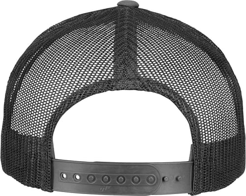 Flexfit Merch 5 Panel Retro Trucker Cap Black — photo 7