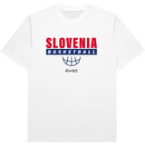 Kickz Slovenia Basketball Camiseta de manga corta Blanco