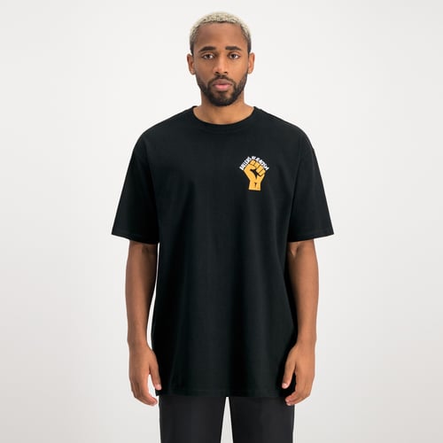 Kickz Ballers Vs Racism Statement T-Shirt Black — photo 3