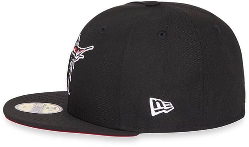 New Era MLB Florida Marlins World Series 1997 59Fifty Fitted Gorra Negro — photo 4