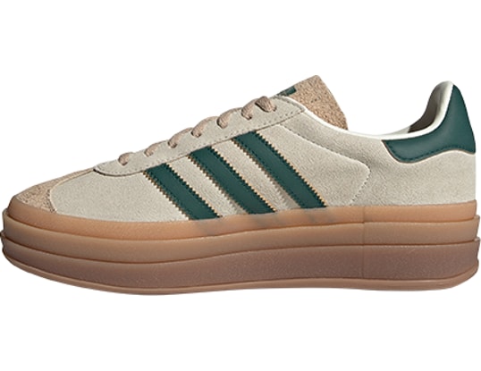 adidas gazelle silver green womens adidas ORIGINALS Gazelle Bold Trainers main image 1