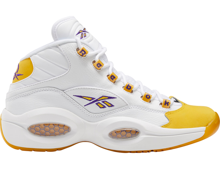 Reebok Question Mid herensneaker wit