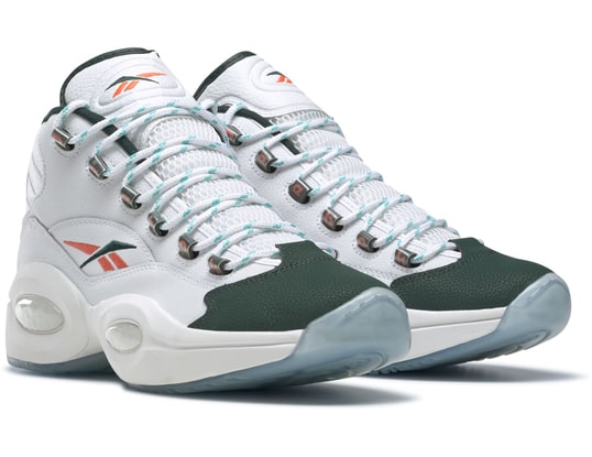 Reebok Question Mid Sneaker White £ Available at KICKZ