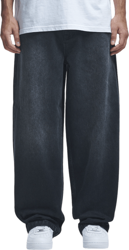 2Y Studios Eren Basic Wide Baggy Jeans Vaqueros Negro — foto 5