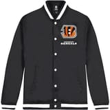 New Era Cincinnati Bengals Varsity Chaqueta negro