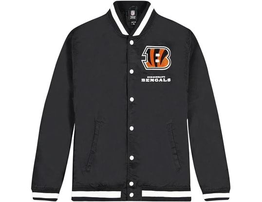Product gallery, 1 of 2, New Era Cincinnati Bengals Varsity Jacket Black