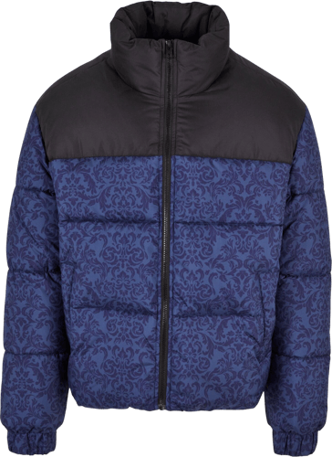 Urban Classic AOP Retro Puffer Chaqueta Azul