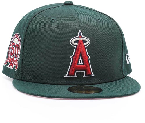 New Era Anaheim Angels 50th Patch 59fifty Gorra Verde — foto 3