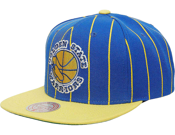 Mitchell And Ness NBA Golden State Warriors Patch Snapback Casquetteuchon Bleu