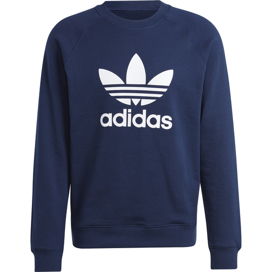 Large trefoil crew sweatshirt sale