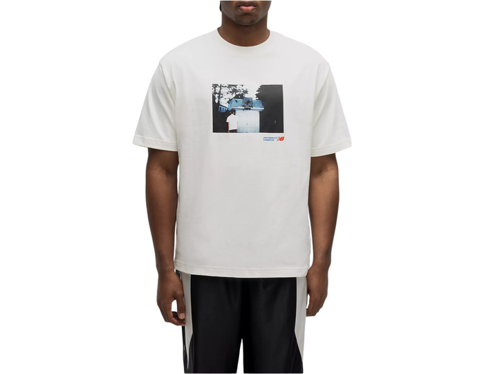 New Balance Photo Graphic T-shirt Grijs