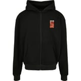 Mister Tee Peace Oversize Fullzip Hoody negro