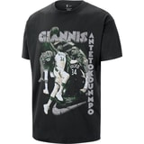 Nike Milwaukee Bucks Courtside Originals Giannis Antetokounmpo T-Shirt Black C010