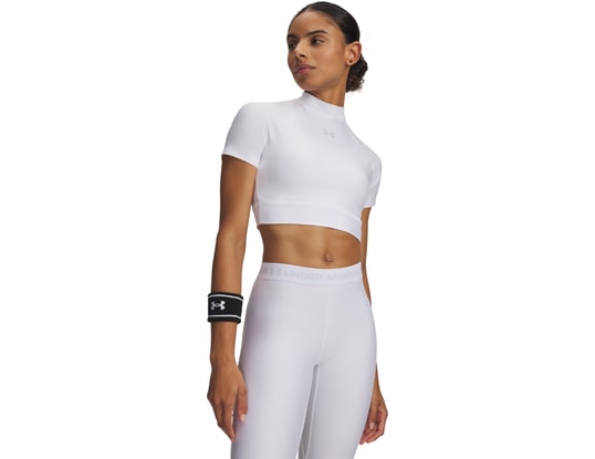 Produktgalerie, 1 of 3, Under Armour HeatGear Crop Mock Damen Weiß F100