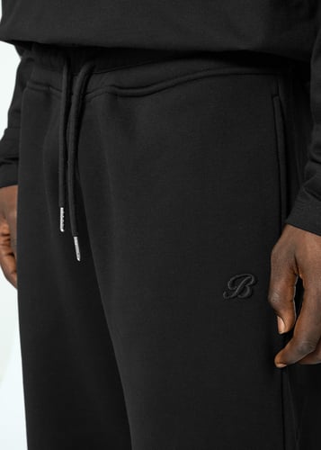 Burocs Basic Wide Pantalones de chándal negro — photo 3