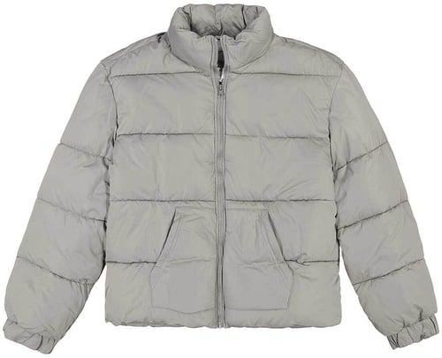 Urban Classic Cropped Down Chaqueta Gris — foto 3