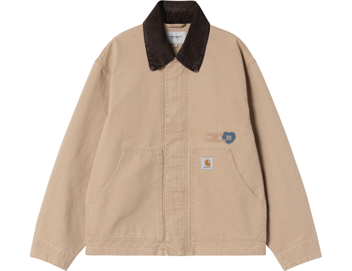 Carhartt Wip Brown Og Arcan Graphic Jacket Small