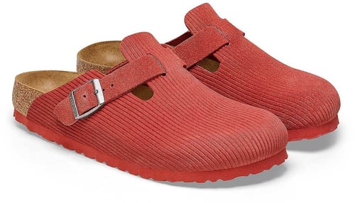 Birkenstock Boston VL Corduroy Sienna Reds Red — foto 4