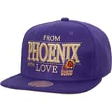 Mitchell and Ness NBA Phoenix Suns Love Snapback Gorra Morado