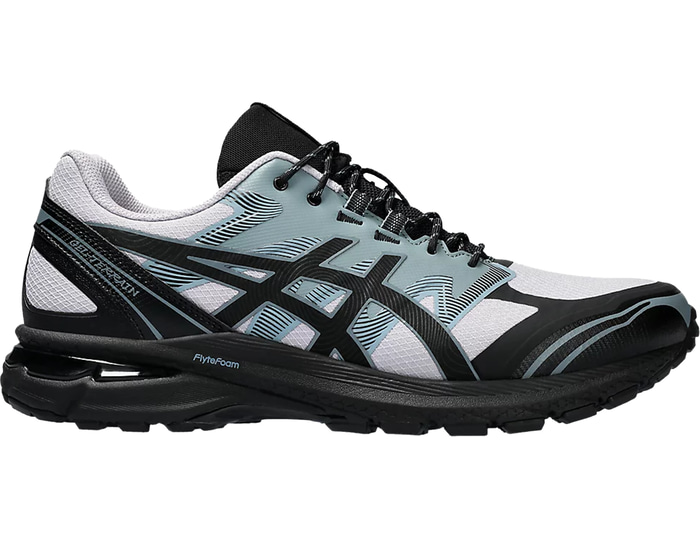 Asics herensneaker grijs en geel