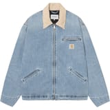 Carhartt OG Detroit Chaqueta Poplin lined Azul