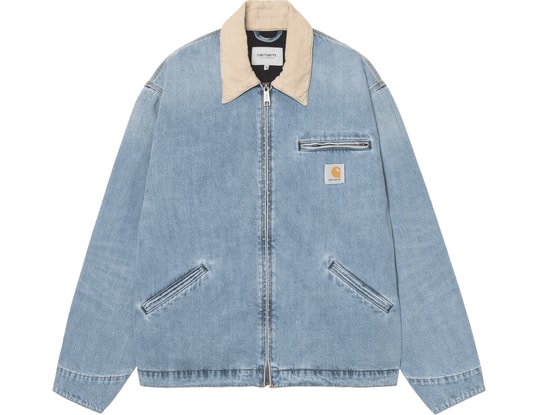 Produktgalerie, 1 of 3, Carhartt OG Detroit Jacke Poplin lined Blau