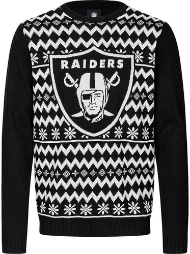 Foco NFL LVR Ugly Christmas Sudadera negro — photo 3