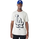 New Era Los Angeles Dodgers Camiseta de manga corta Beige