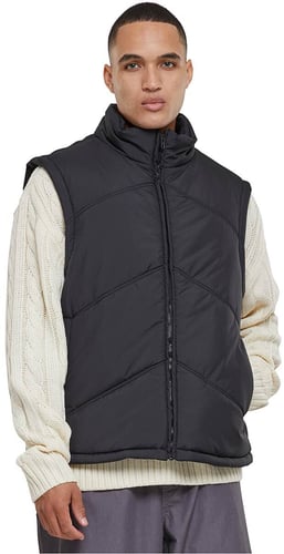 Urban Classic Arrow Puffer Weste Chaqueta negro — foto 4