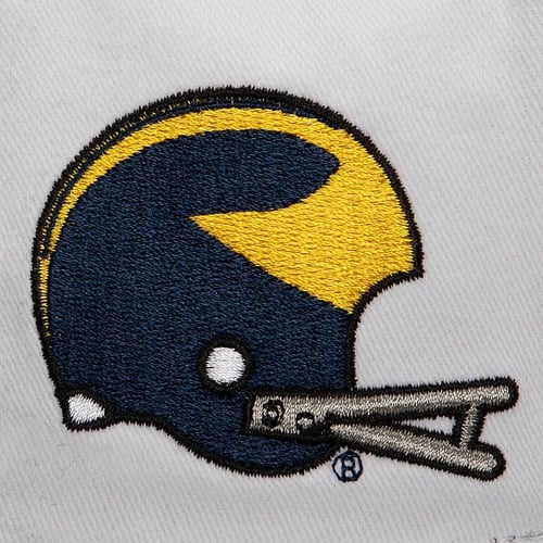 Mitchell & Ness Mitchell and Ness NCAA Michigan Wolverines Tail Sweep Pro Gorra Azul — photo 5