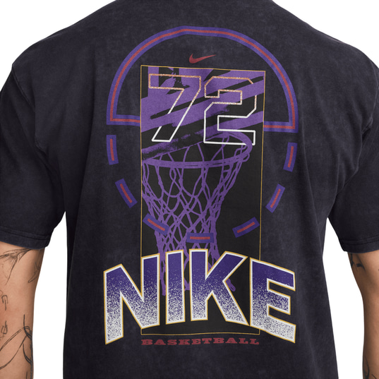 Nike M NK M90 72 DNA WASHED T SHIRT T Shirts Sportswear Basketball Textiles