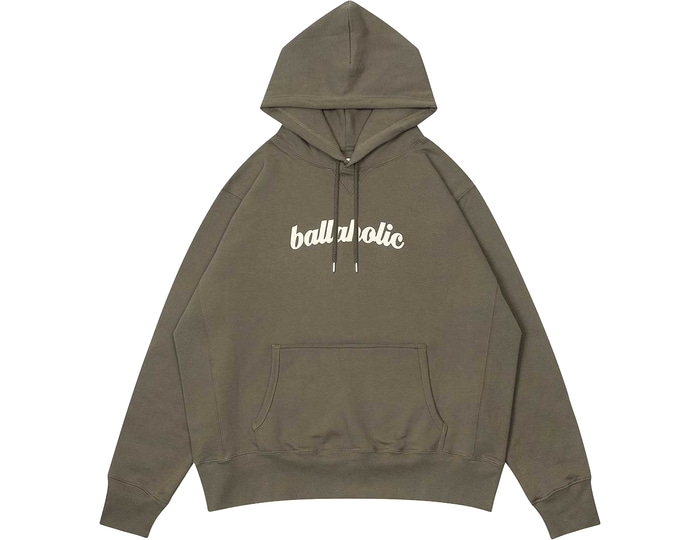 Ballaholic Logo Sweat Hoody Grey