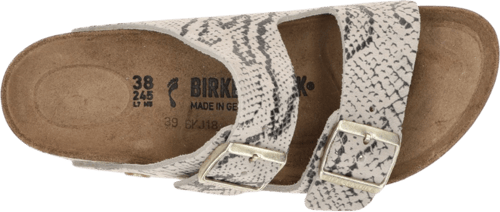 Birkenstock Sandalias De Piel Arizona (ajuste Estrecho) Beige — photo 4