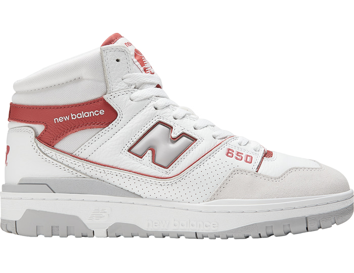 New Balance White 650