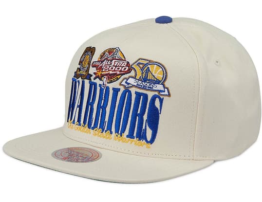 Mitchell and Ness Golden State Warriors NBA Golden State Cap White - 14