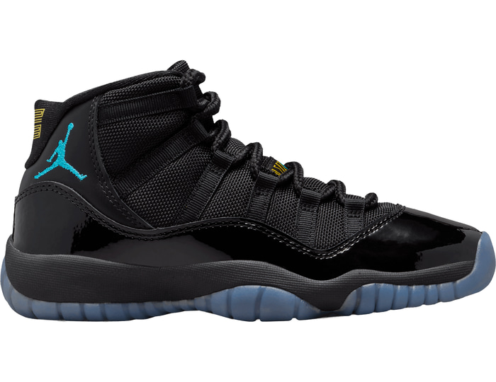 Jordan Air Jordan 11 Retro kindersneaker zwart en blauw