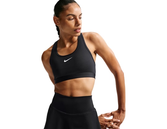 Product gallery, 1 of 5, Nike Swoosh Medium Support Brassière de sport Femmes Noir C010