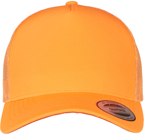 Flexfit Retro Trucker Cap Orange — photo 3