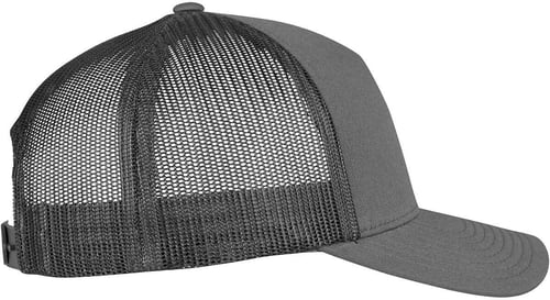 Flexfit Merch 5 Panel Retro Trucker Cap Black — photo 5