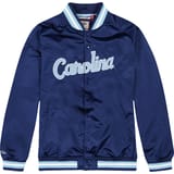 Mitchell and Ness NCAA North C Satin Chaqueta Azul