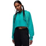 Jordan Crop Fleece Women Hoody Mujeres Azul C010